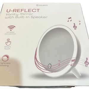 Aduro Vanity Mirror Makeup Mirror with Lights and Bluetooth Speaker